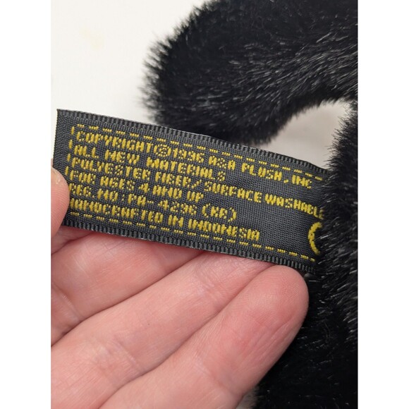 🍁 3/$20 Aurora Classics Black Panther 6" Plush Stuffed Animal Big Cat Sitting - Picture 6 of 6